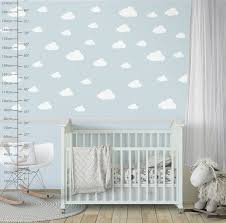 Nursery White Little Cloud Wall Decal Sticker