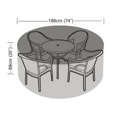 6 Seater Round Furniture Set Cover