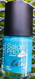 rimmel salon pro 12ml blue nail polish