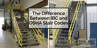 The Difference Between Ibc And Osha Stair Codes Panel Built