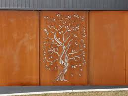 Corten Privacy Screen Gn Sp 1346 Rusted