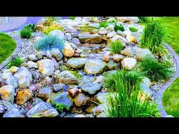 How To Build Natural Garden Stream With