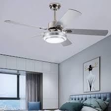 Led Indoor Stainless Steel Ceiling Fan