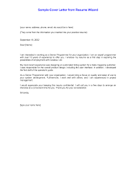 Cover Letter With Resume Under Fontanacountryinn Com
