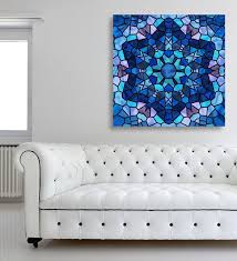 Glass Paint Printed Canvas Wall Art