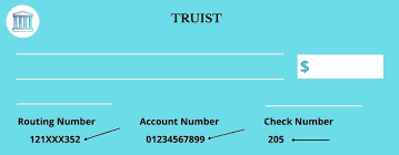 find your truist routing number today