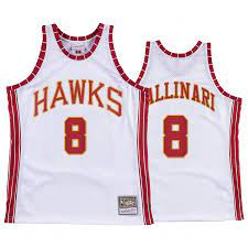 Atlanta hawks fans might not be seeing their team play in the nba's bubble this season, but they have another reason to be excited. Danilo Gallinari 8 Jersey Atlanta Hawks Hardwood Classics Retro Jersey