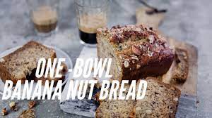 This whole wheat banana bread is made in one bowl, except mix a few nuts or chocolate chips into the batter to make banana nut bread or chocolate chip banana bread. One Bowl Banana Nut Bread Cakes Cupcakes And Muffins