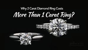 why 2 carat diamond ring costs more