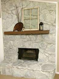 Fireplace Remodel Painted Rock Fireplaces