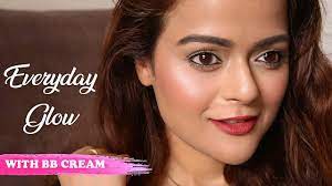 easy dewy makeup with bb cream
