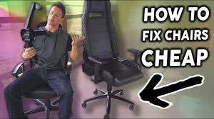 how to fix a broken gaming chair for