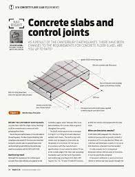 concrete slabs and control joints