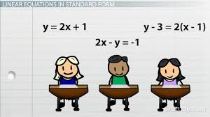 write an equation in standard form