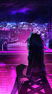 I love piercing and tattoos, but only on my body) i love anime, manga, comics, marvel, series, cartoons and cosplay. Night City Anime Scenery Buildings 4k Wallpaper 6 2586