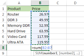 how to sum a column in excel 5 easy ways