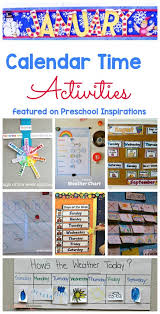 Calendar Time Activities Preschool Inspirations