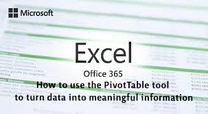 how to use excel s pivottable tool to
