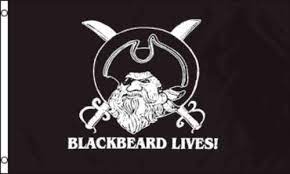 Blackbeard Lives Flag 3x5 Ft Pirate