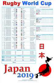 Smartcoder 247 Japan 2019 Rugby World Cup Wall Charts And