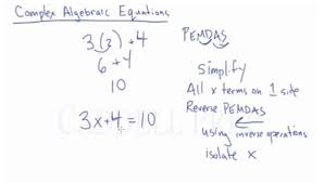Solve For X In Algebraic Equations