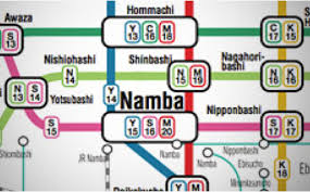 Official metro map osaka municipal subway. Japan Rail Pass Map Metro Maps Jrailpass
