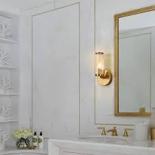 Gold Bathroom Vanity Light