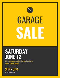 Garage Sale Event Poster