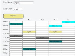 Online Weekly Schedule Maker Magdalene Project Org