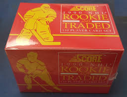 Eric lindros signed an exclusive deal with score in 1990 to be the sole producer of his cards prior to score wanted to expose their new signing to the baseball world. Factory Sealed 1990 Score Rookie Traded 110 Player Hockey Card Set Fedorov Belfour Jagr Sundin Rookie Cards Nhl Auctions