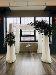Romantic Chuppah Styled With A Symmetrical Floral