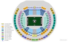 Factual Oakland Coliseum Seating Chart Seat Numbers Seat