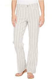 Nydj Wylie Trouser In Striped Linen