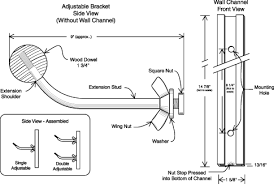 specifications for adjule ballet barre