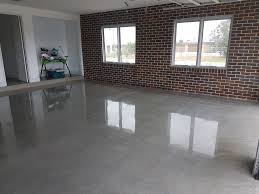 polished concrete flooring benchtops