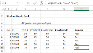 student grade book spreadsheet