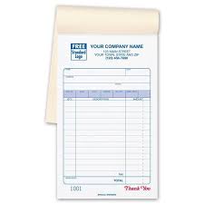 Sales Receipt Book Imprinted With Your Business Information