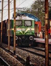 indian railway track train hd phone
