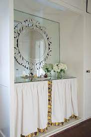 Nook With Skirted Makeup Vanity And
