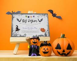 Halloween Party Best Costume Contest Printable Certificate Cosplay Fancy Dress Competition Instant Download Award Template Vote Card