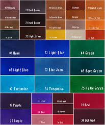 Dyes And Colors Available For Our Travelers Notebooks