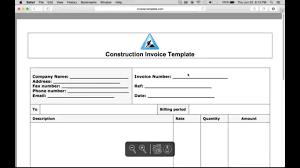 Contractor Invoices Templates Independent Invoice Template Free
