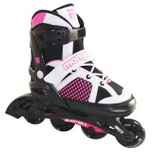 Mongoose Mg 087g L Girls Size Large Comfortable Inline Rollerblade Skates Pink