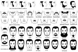Moustache Styles Chart Google Search Beard No Mustache