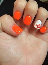 Here, you'll discover dozens of ways to wear the trend. Orange Nails Design