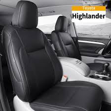 Leather 8 Seats Car Seat Covers Full