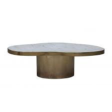 Essentials tables, desks and chair utilize recovered wood, including a range of size, natural markings and coloration, resulting in solid hardwood surfaces with significant character and interest. Kidney Marble Coffee Table France Son