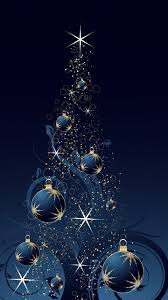 Samsung Galaxy Wallpaper Christmas Download Blue Christmas Tree