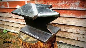 h beam into an anvil homemade anvil