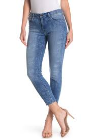 Jen7 By 7 For All Mankind Ankle Skinny Floral Printed Jeans Nordstrom Rack